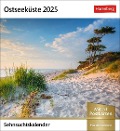 Ostseeküste Sehnsuchtskalender 2025 - Wochenkalender mit 53 Postkarten - 