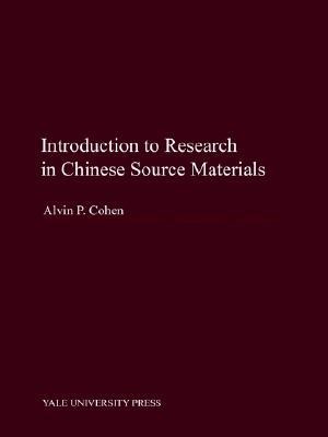 INTRO TO RESEARCH IN CHINESE S - Alvin P. Cohen