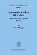 Cover-Bild zum Titel 'Demokratie, Freiheit, Gleichheit.' von 'Winfried Brugger'