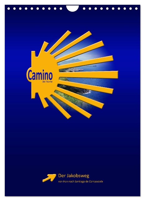 Camino del Norte (Wandkalender 2025 DIN A4 hoch), CALVENDO Monatskalender - Stefan Vossemer