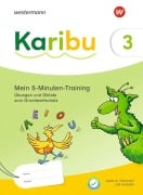 Cover-Bild zum Titel 'Karibu 3. Mein 5-Minuten-Training: Übungen und Diktate zum Grundwortschatz' von 'Birgit Weiss'