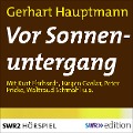 Vor Sonnenuntergang - Gerhart Hauptmann