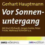 Cover-Bild zum Titel 'Vor Sonnenuntergang' von 'Gerhart Hauptmann'