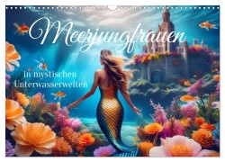 Cover-Bild zum Titel 'Meerjungfrauen in mystischen Unterwasserwelten (Wandkalender 2026 DIN A3 quer), CALVENDO Monatskalender' von 'Jenö Keceli M.'