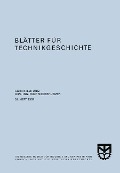 Cover-Bild zum Titel 'Blätter für Technikgeschichte' von 'Rolf Niederhuemer'