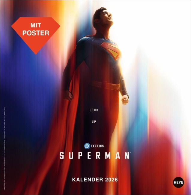 Superman Broschurkalender 2026 - 