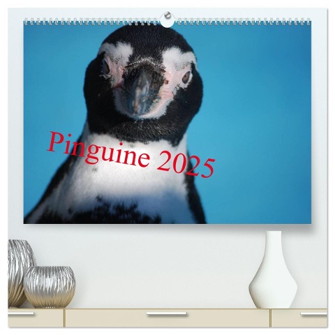 Pinguine 2025 (hochwertiger Premium Wandkalender 2025 DIN A2 quer), Kunstdruck in Hochglanz - Ilka Groos