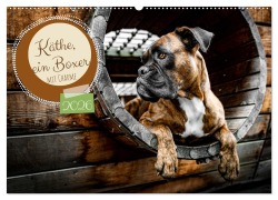 Cover-Bild zum Titel 'Käthe - ein Boxer mit Charme (Wandkalender 2026 DIN A2 quer), CALVENDO Monatskalender' von 'Heidi Spiegler'
