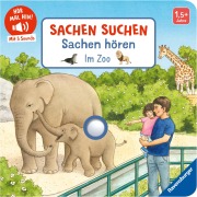 Cover-Bild zum Titel 'Hör mal hin - Sachen suchen, Sachen hören: Im Zoo' von 'Frauke Nahrgang'