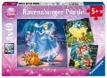 Disney Princess: Schneewittchen, Aschenputtel, Arielle. Puzzle 3 x 49 Teile - 