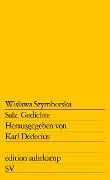 Cover-Bild zum Titel 'Salz' von 'Wislawa Szymborska'