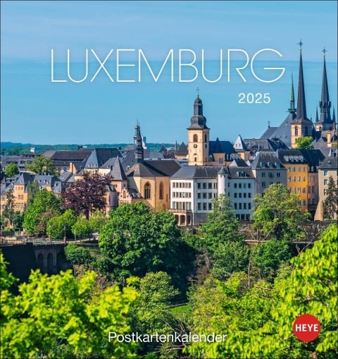 Luxemburg Postkartenkalender 2025 - 