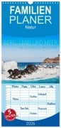 Familienplaner 2026 - Berg, Land und Meer - Eine Reise durch die Landschaften mit 5 Spalten (Wandkalender, 21 x 45 cm) CALVENDO - Lain Jackson