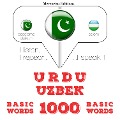 Cover-Bild zum Titel '1000 essential words in Uzbek' von 'Jm Gardner'