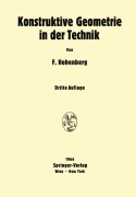 Cover-Bild zum Titel 'Konstruktive Geometrie in der Technik' von 'Fritz Hohenberg'