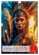 Cover-Bild zum Titel 'Fantasy Queens (Wandkalender 2026 DIN A4 hoch), CALVENDO Monatskalender' von 'Peter Roder'