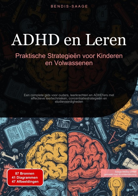 ADHD en Leren: Praktische Strategieën voor Kinderen en Volwassenen - Bendis A. I. Saage - Nederlands