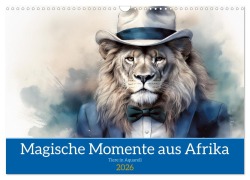 Cover-Bild zum Titel 'Magische Momente aus Afrika (Wandkalender 2026 DIN A3 quer), CALVENDO Monatskalender' von 'Elske Strecker'