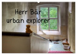 Cover-Bild zum Titel 'Herr Bär urban explorer (Wandkalender 2026 DIN A2 quer), CALVENDO Monatskalender' von 'Oliver Buchmann'