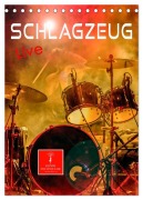 Cover-Bild zum Titel 'Schlagzeug live (Tischkalender 2026 DIN A5 hoch), CALVENDO Monatskalender' von 'Peter Roder'