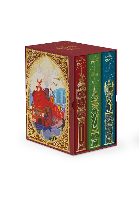 Harry Potter 1-3 Box Set: MinaLima Edition - J. K. Rowling