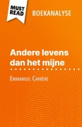 Cover-Bild zum Titel 'Andere levens dan het mijne van Emmanuel Carrère (Boekanalyse)' von 'Marie-Pierre Quintard'