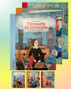 Cover-Bild zum Titel 'Abenteuerlust: Triumph in London, Rhapsody in Blue, Hänsel und Gretel (3er-Buchpaket plus Hörbücher)' von 'Bert Alexander Petzold, Clara Schumann, George Gershwin, Engelbert Humperdinck'