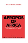 Cover-Bild zum Titel 'Apropos of Africa' von 'Martin Kilson, A. Cromwell Hill'