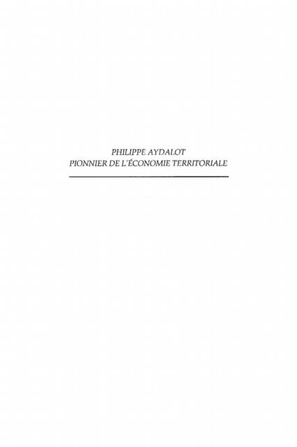 Philippe Aydalot - Andree Matteaccioli