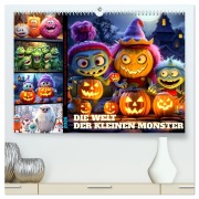 Cover-Bild zum Titel 'Die Welt der kleinen Monster (hochwertiger Premium Wandkalender 2026 DIN A2 quer), Kunstdruck in Hochglanz' von 'Dirk Meutzner'