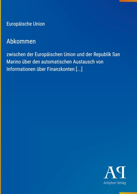 Abkommen - Europäische Union