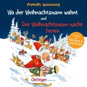 Cover-Bild zum Titel 'Wo der Weihnachtsmann wohnt und Der Weihnachtsmann macht Ferien' von 'Mauri Kunnas'