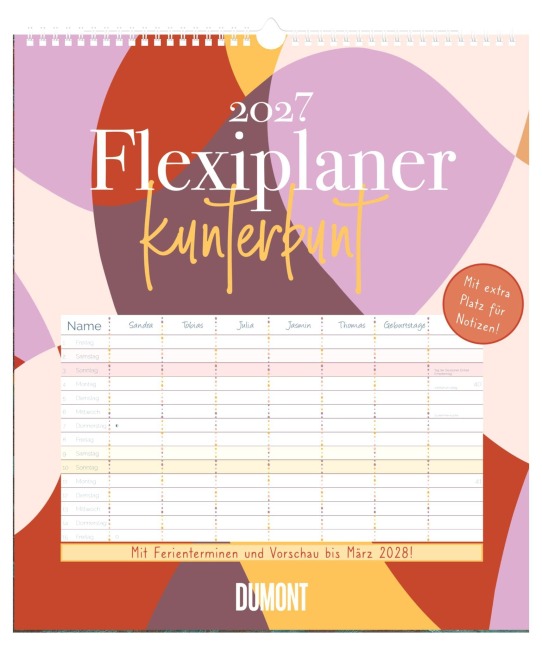 Flexiplaner kunterbunt 2027 - 