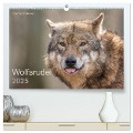 Wolfsrudel (hochwertiger Premium Wandkalender 2025 DIN A2 quer), Kunstdruck in Hochglanz - Eberhard Becker