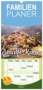 Cover-Bild zum Titel 'Familienplaner 2027 - Amalfi Küste - Italiens wunderschöner Küstenabschnitt. mit 5 Spalten (Wandkalender, 21 x 45 cm) CALVENDO' von 'Sf'