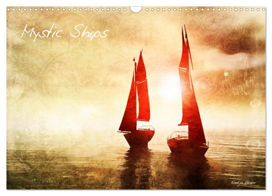 Mystic Ships (Wandkalender 2026 DIN A3 quer), CALVENDO Monatskalender - Nadja Heuer