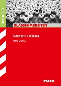 Cover-Bild zum Titel 'Klassenarbeiten Deutsch / Realschule 7. Klasse' von 'Astrid Awad'