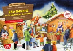 Cover-Bild zum Titel '24 x Advent im Erzähltheater Kamishibai. Adventskalender.' von ''
