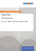 Cover-Bild zum Titel 'Währungsunion' von 'Thomas Trares'