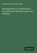 Cover-Bild zum Titel 'Anfangsgründe der Schiffbaukunst oder praktische Abhandlung über den Schiffbau' von 'Christian Gottlieb Daniel Müller'