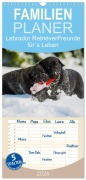 Cover-Bild zum Titel 'Familienplaner 2026 - Labrador Retriever - Freunde für¿s Leben mit 5 Spalten (Wandkalender, 21 x 45 cm) CALVENDO' von 'Sigrid Starick'