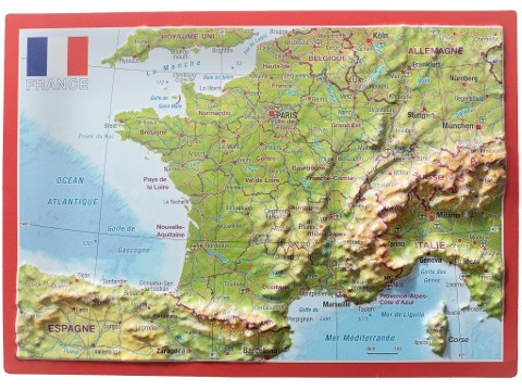 Reliefpostkarte Frankreich - Andrè Markgraf, Mario Engelhardt