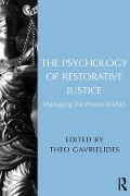 Cover-Bild zum Titel 'The Psychology of Restorative Justice' von ''