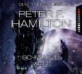 Cover-Bild zum Titel 'Schwarze Welt' von 'Peter F. Hamilton'