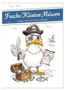 Cover-Bild zum Titel 'Freche Küsten¿Möwen - Lustiger maritimer Cartoon¿Kalender (Wandkalender 2027 DIN A3 hoch), CALVENDO Monatskalender' von 'Anja Frost'
