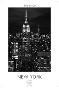 New York schwarz-weiss 2025 L 59x42cm - H. W. Schawe