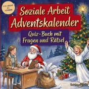 Cover-Bild zum Titel 'Soziale Arbeit-Adventskalender: Quiz-Buch mit Fragen und Rätsel' von 'Schlauvento Interactive'