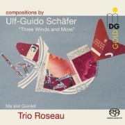 Cover-Bild zum Titel 'Schäfer: Three Winds/Fünf Bagatellen/Reminiszenzen' von 'Ma'alot Quintett/Trio Roseau'