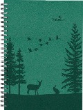 Wochenplaner Nature Line Forest 2025 - Taschen-Kalender A5 - 1 Woche 2 Seiten - Ringbindung - 128 Seiten - Umwelt-Kalender - mit Hardcover - Alpha Edition - 