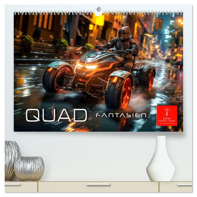 Quad Fantasien (hochwertiger Premium Wandkalender 2026 DIN A2 quer), Kunstdruck in Hochglanz - Peter Roder